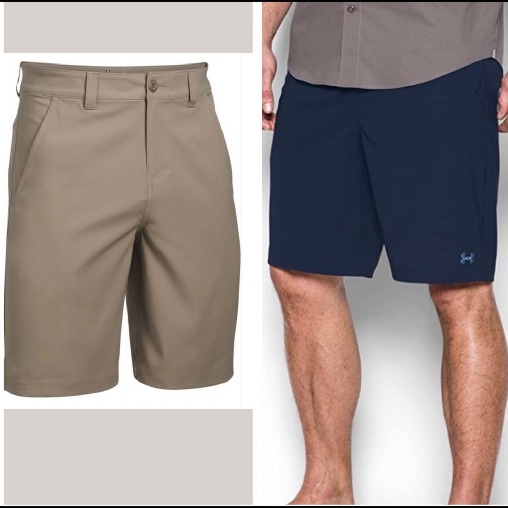 2 under armour ‘fish- hunter’ shorts ⭐️ never worn